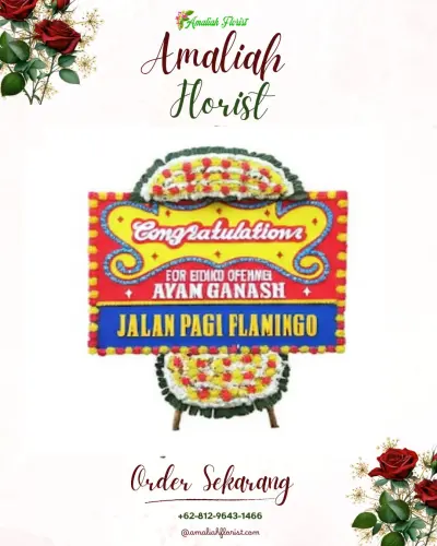 Bunga Papan Congratulation di Kota Matsum I